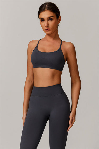 Cross-Back Bra & Sculpt Legging Set