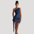 One Shoulder Ruched Mini Dress