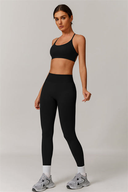 Cross-Back Bra & Sculpt Legging Set