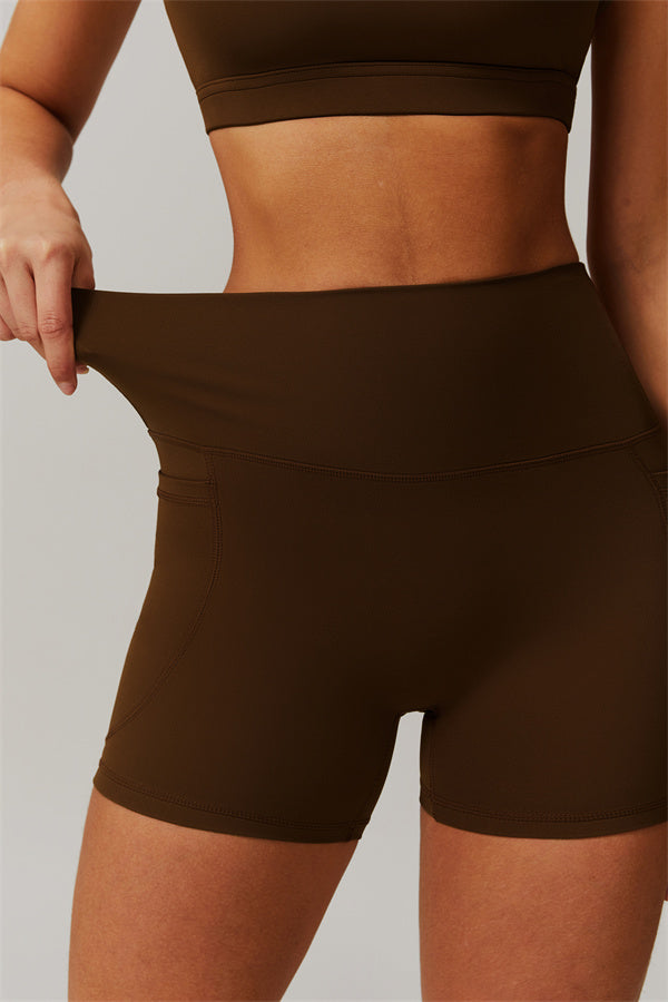 Asymmetrical One-Shoulder Bra & Shorts Set