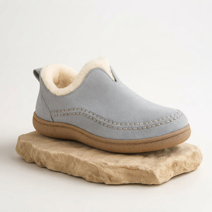 Hermione Fleece Lined Velvet Ankle Boots