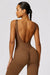 Seamless Straight Neck Active Jumpsuit