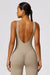 Seamless Straight Neck Active Jumpsuit