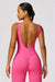Seamless Straight Neck Active Jumpsuit