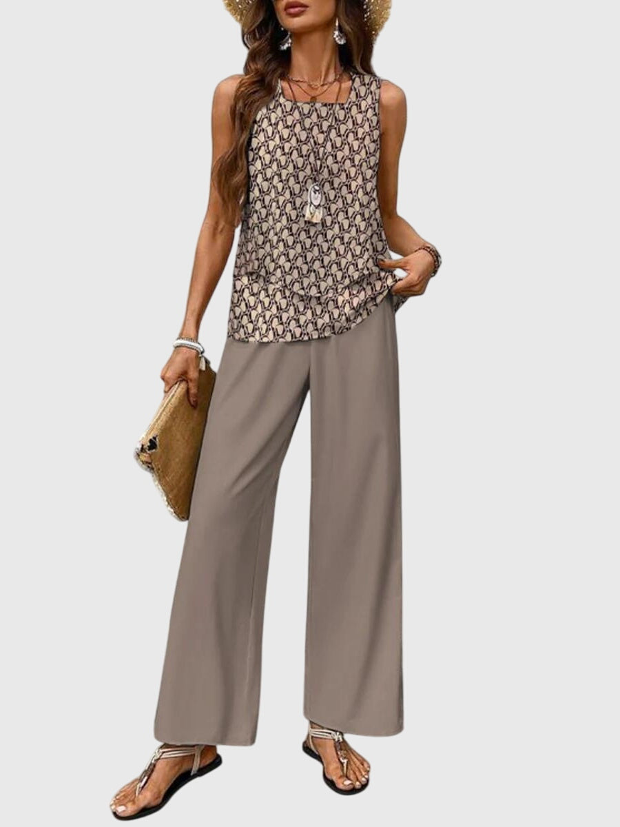 Brenda Elegant 2-Piece Summer Set