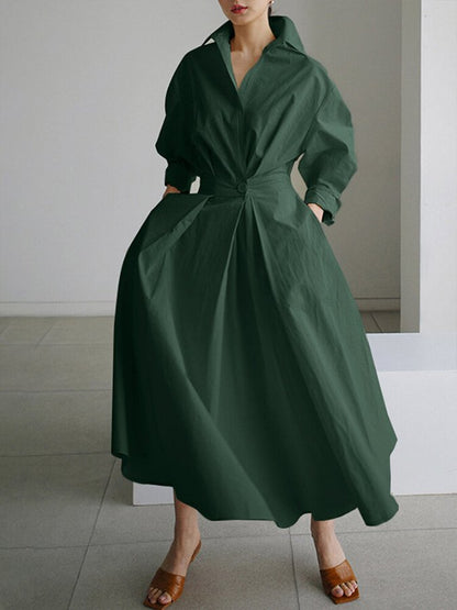 Elegant Dress with Buttons