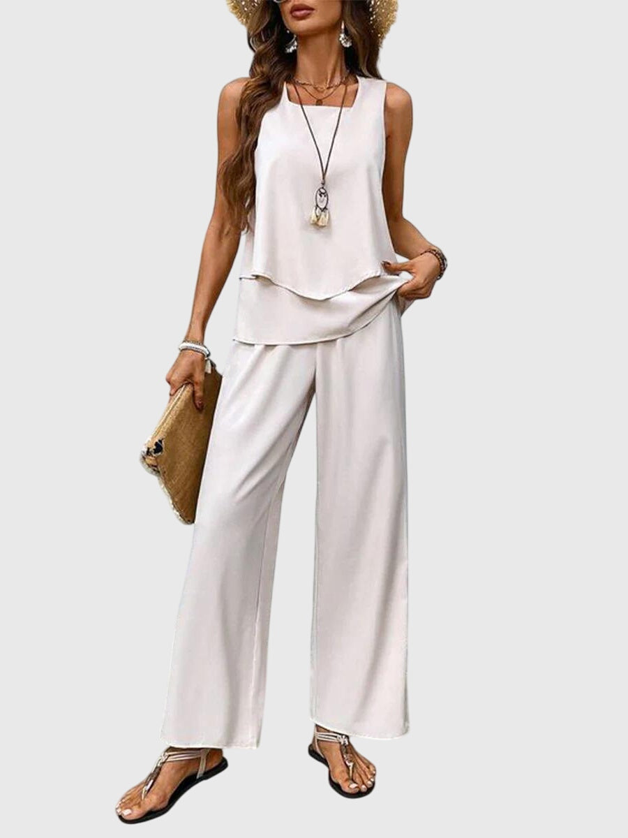 Brenda Elegant 2-Piece Summer Set