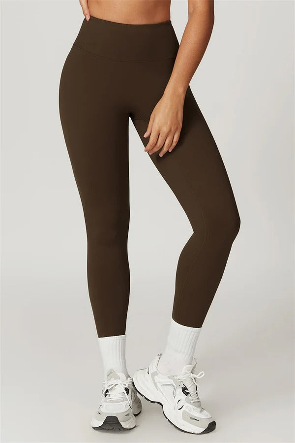 Back Sports Bra & High-Waist Leggings Set