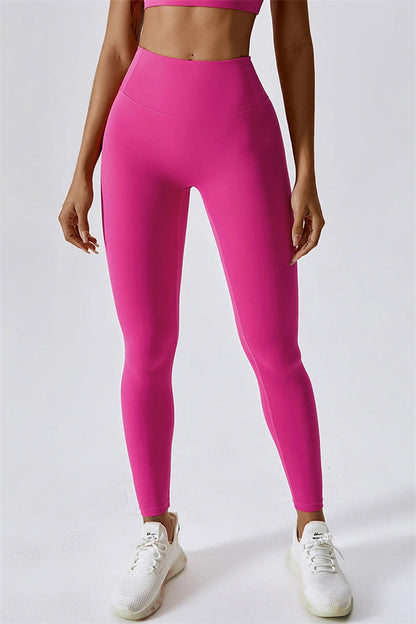 Back Sports Bra & High-Waist Leggings Set