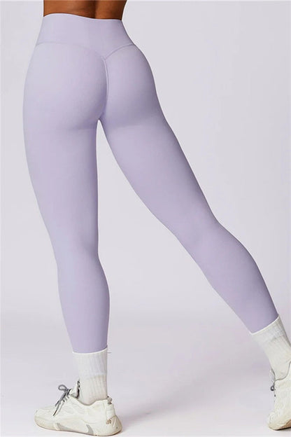 Back Sports Bra & High-Waist Leggings Set