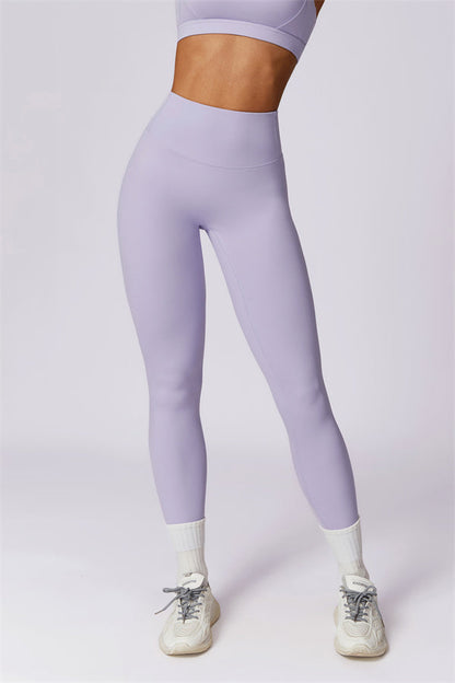 Back Sports Bra & High-Waist Leggings Set