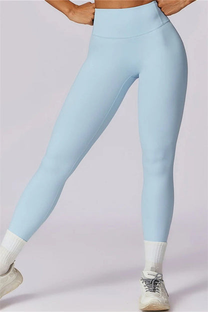Back Sports Bra & High-Waist Leggings Set