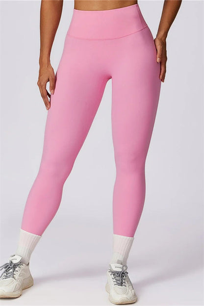 Back Sports Bra & High-Waist Leggings Set