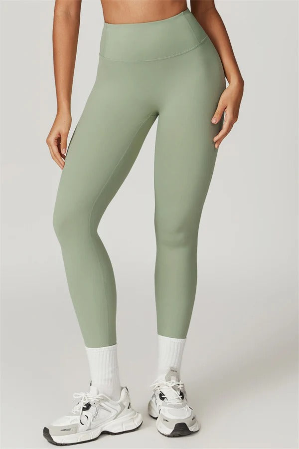 Back Sports Bra & High-Waist Leggings Set