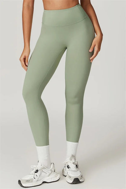 Back Sports Bra & High-Waist Leggings Set