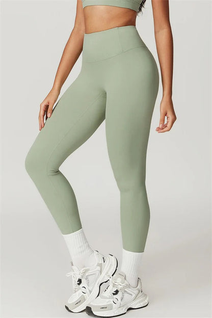 Back Sports Bra & High-Waist Leggings Set
