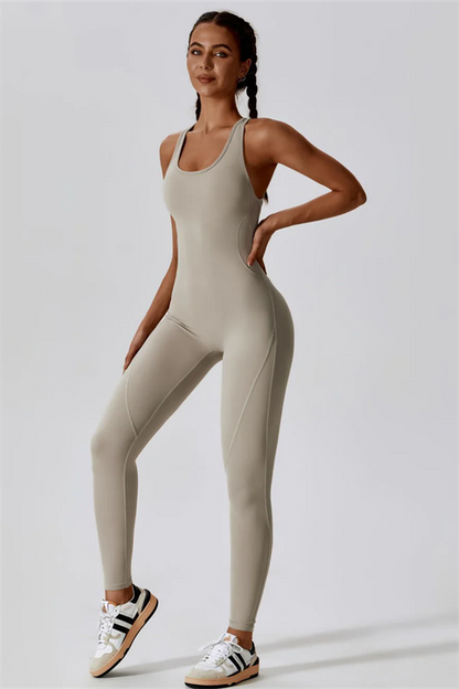 SculptFit Cutout Back Jumpsuit