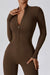Seamless Zip-Up Performance Jumpsuit
