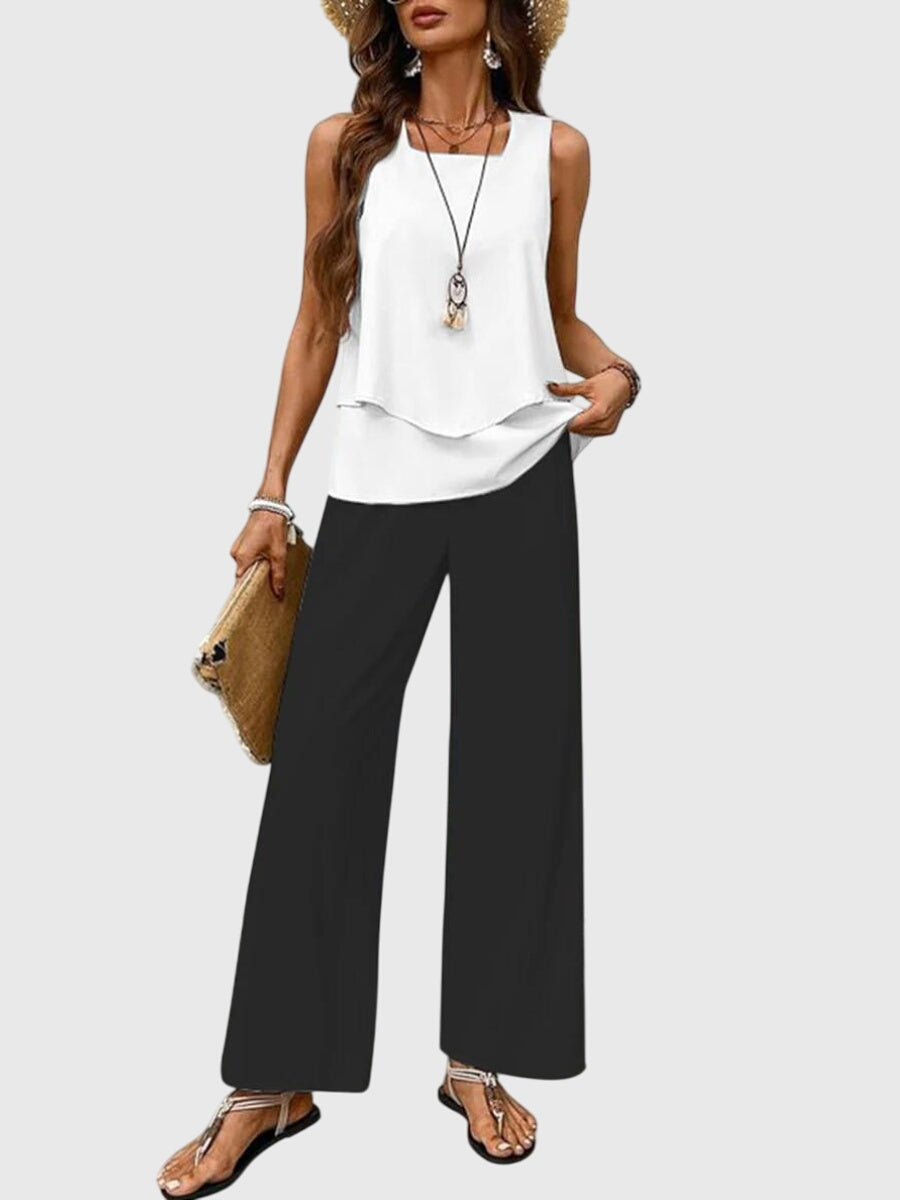 Brenda Elegant 2-Piece Summer Set