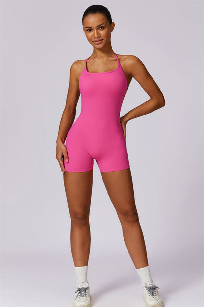Cross-Back Sculpt Jumpsuit