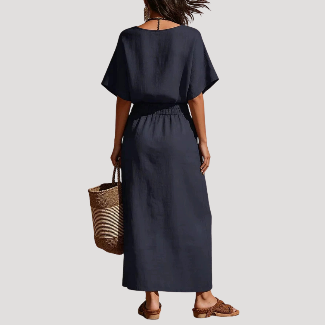 Slit Midi Skirt Co Ord Set