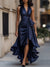 Elegance Satin Halter Gown