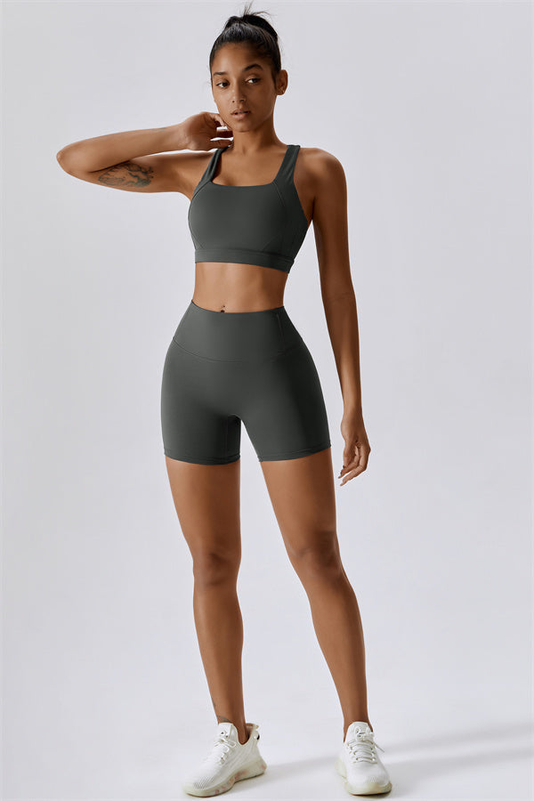 SculptFit Seamless Bra & Shorts Set