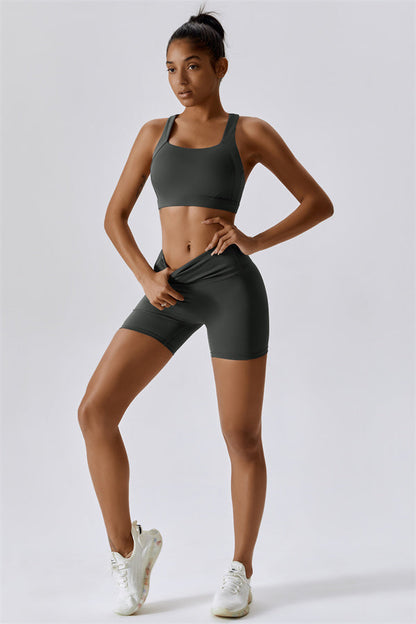 SculptFit Seamless Bra & Shorts Set