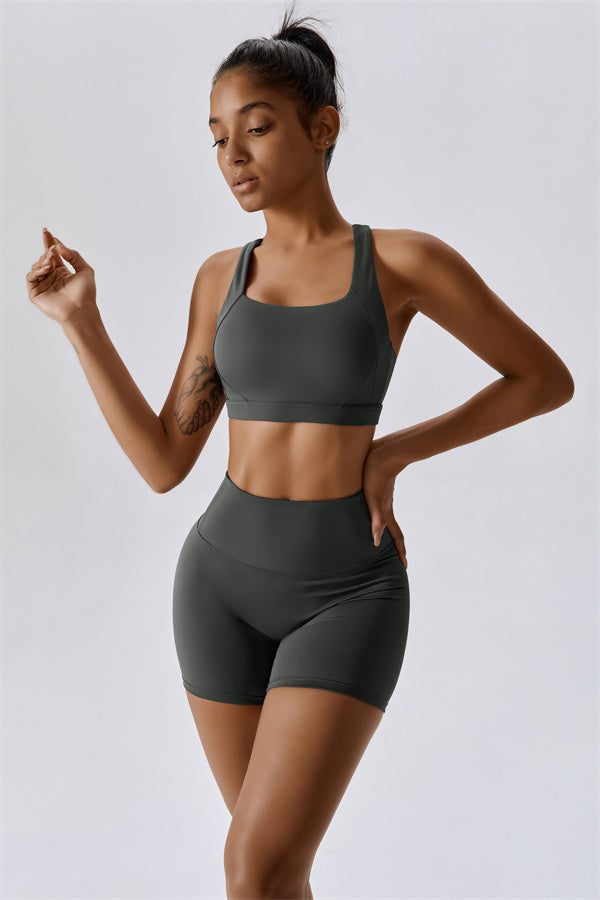 SculptFit Seamless Bra & Shorts Set