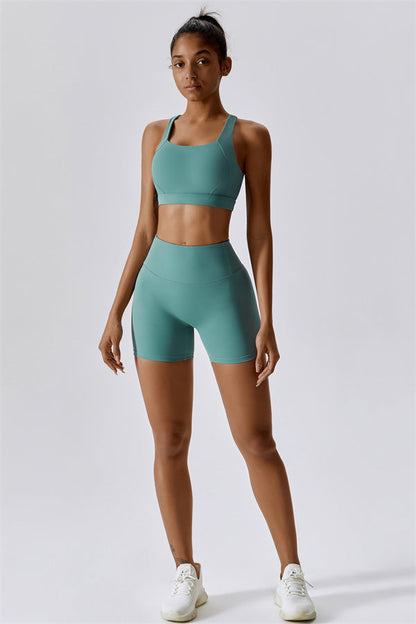 SculptFit Seamless Bra & Shorts Set