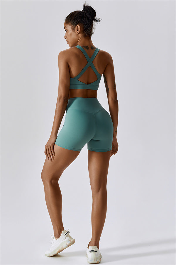 SculptFit Seamless Bra & Shorts Set