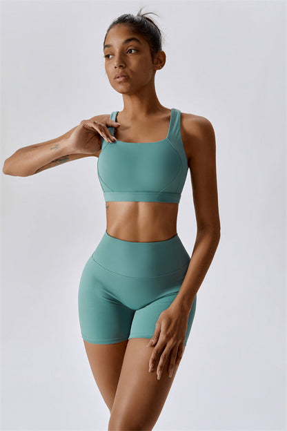 SculptFit Seamless Bra & Shorts Set