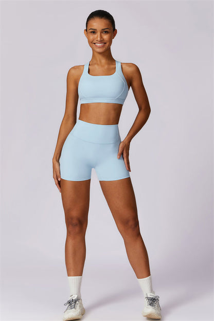SculptFit Seamless Bra & Shorts Set