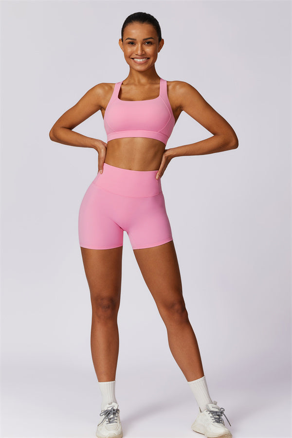 SculptFit Seamless Bra & Shorts Set