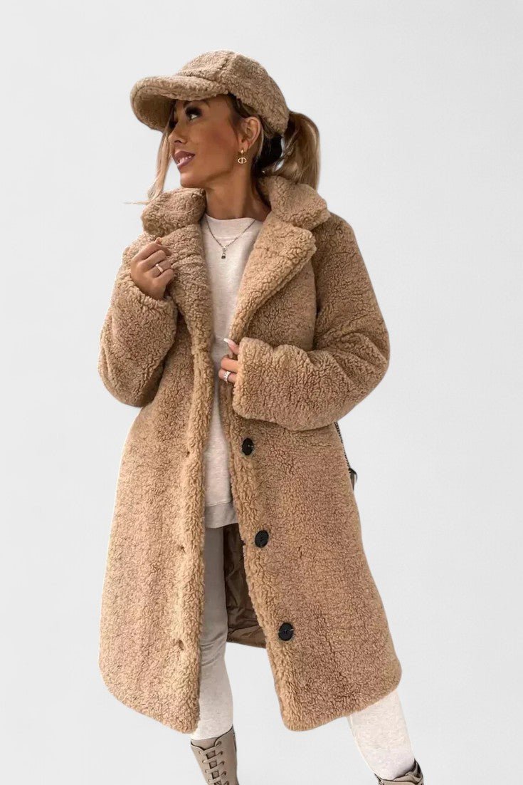 Longline Teddy Coat