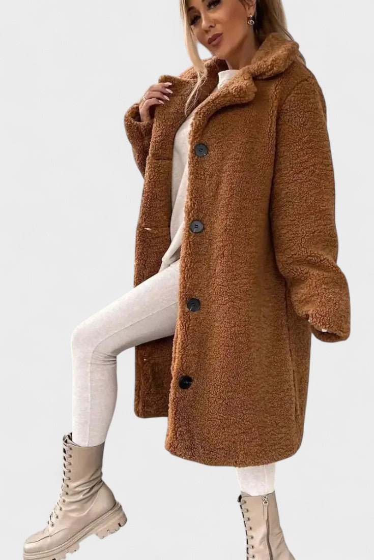 Longline Teddy Coat