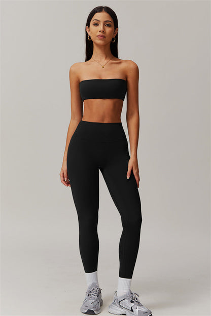 Strapless Anti-Slip Bandeau Sports Bra
