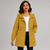Hooded Trench Coat Drawstring Waist