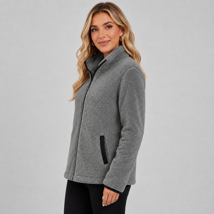 Teddy Fleece Jacket Zip Up
