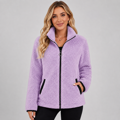 Teddy Fleece Jacket Zip Up