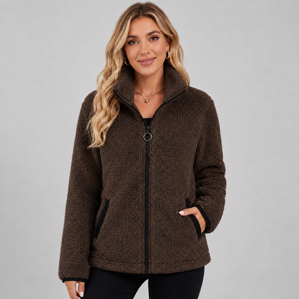 Teddy Fleece Jacket Zip Up