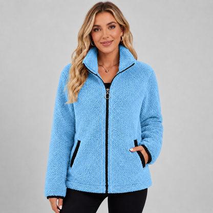 Teddy Fleece Jacket Zip Up
