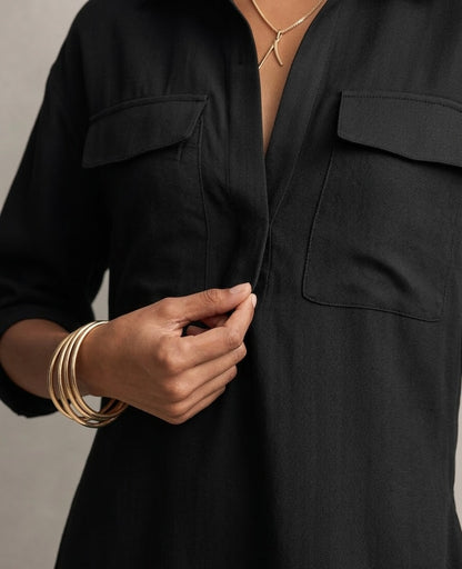 Elegant Blend Midi Dress