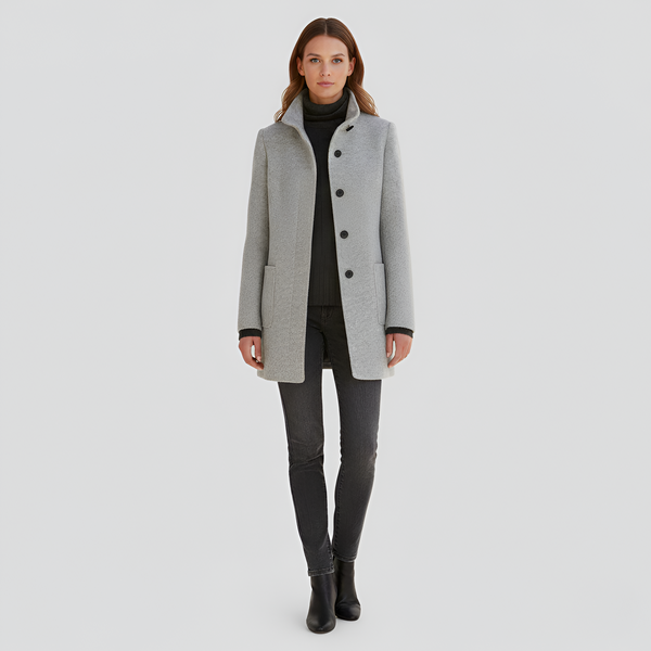 Elegant Wool Blend Coat