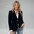 Velvet Blazer with a Single Button
