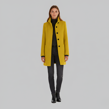 Elegant Wool Blend Coat