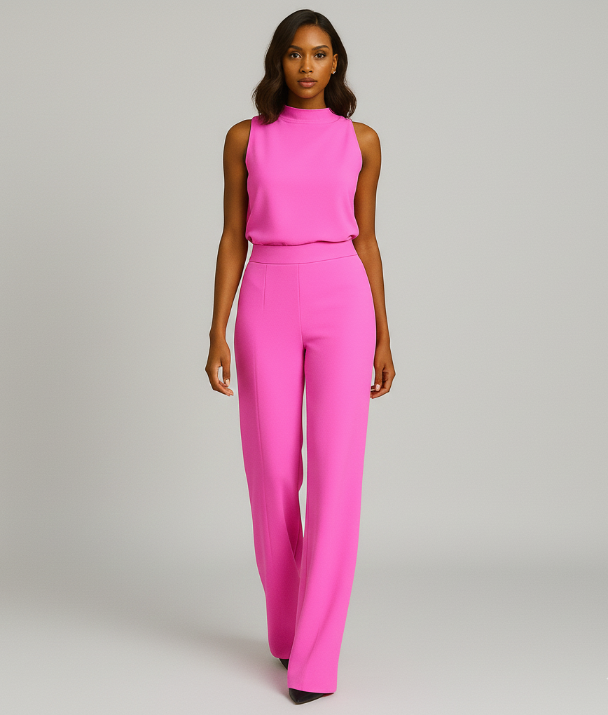 Elegant wide-leg jumpsuit
