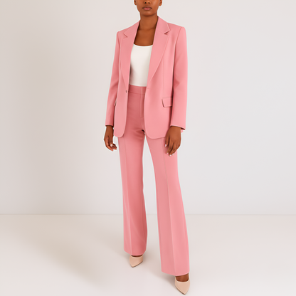 Pantsuit: blazer and elegant trousers