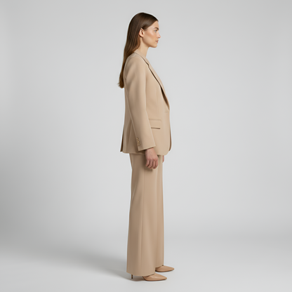 Pantsuit: blazer and elegant trousers