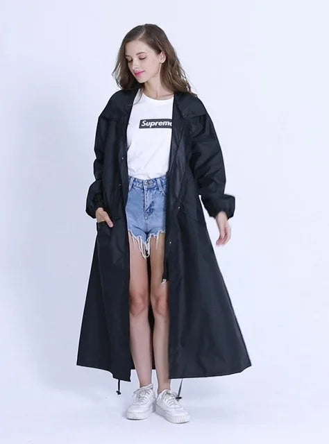 Longline Waterproof Rain Poncho